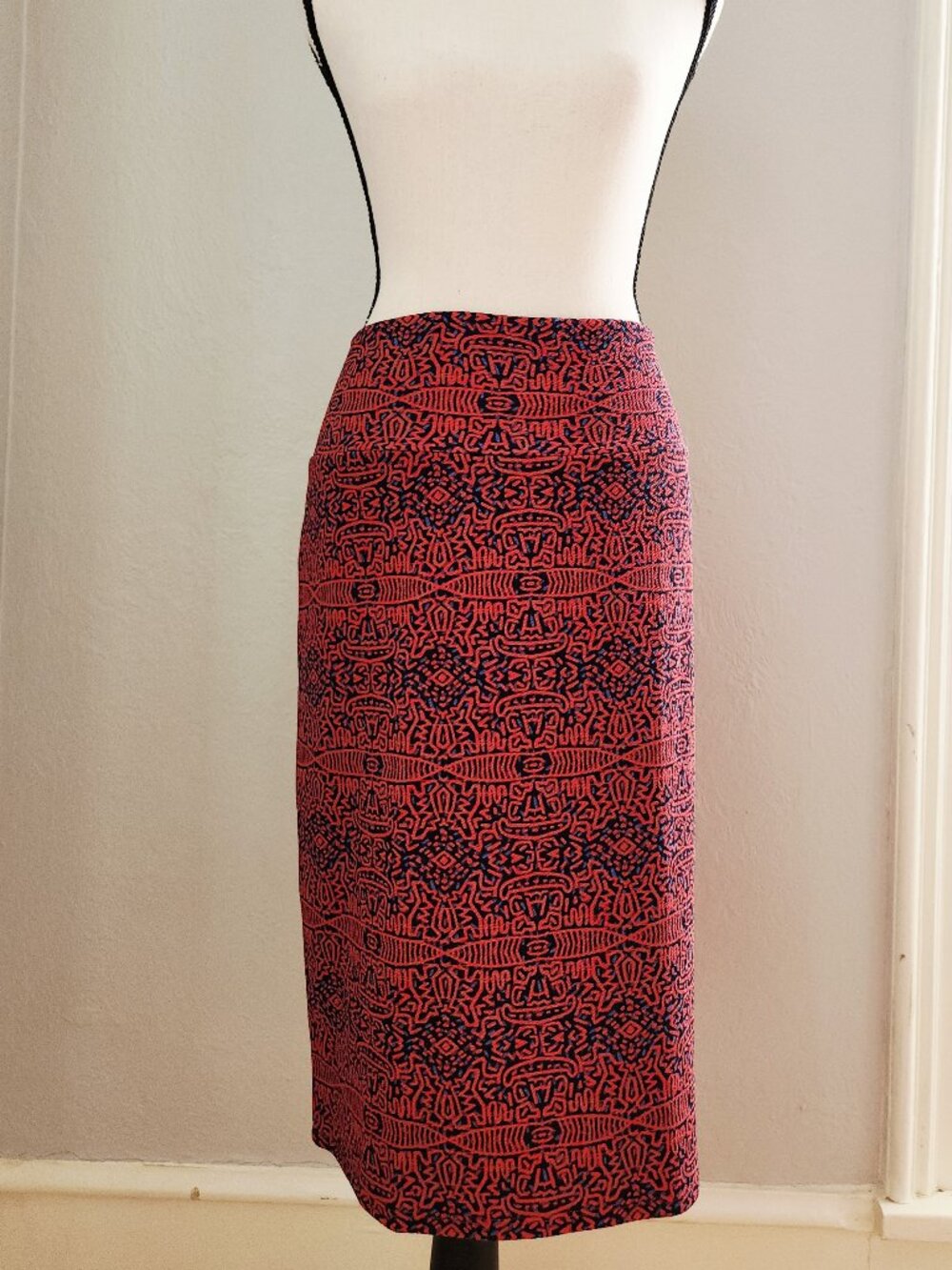 LuLaRoe Multicolored Tribal Design Skirt Womens Size XLarge